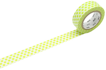 MT Masking Tape DOT LIME, verde lima (MT01D362Z