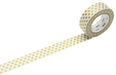 mt Masking Tape 1P"Dot Gold 2" Washi Masking Tape - Gold
