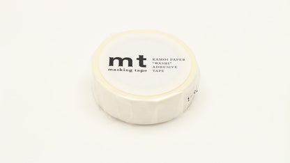 mt Masking Tape 1P "Dot White" Washi Masking Tape - White