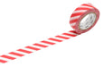 mt Masking Tape 1P "Stripe Red" Washi Masking Tape - Red