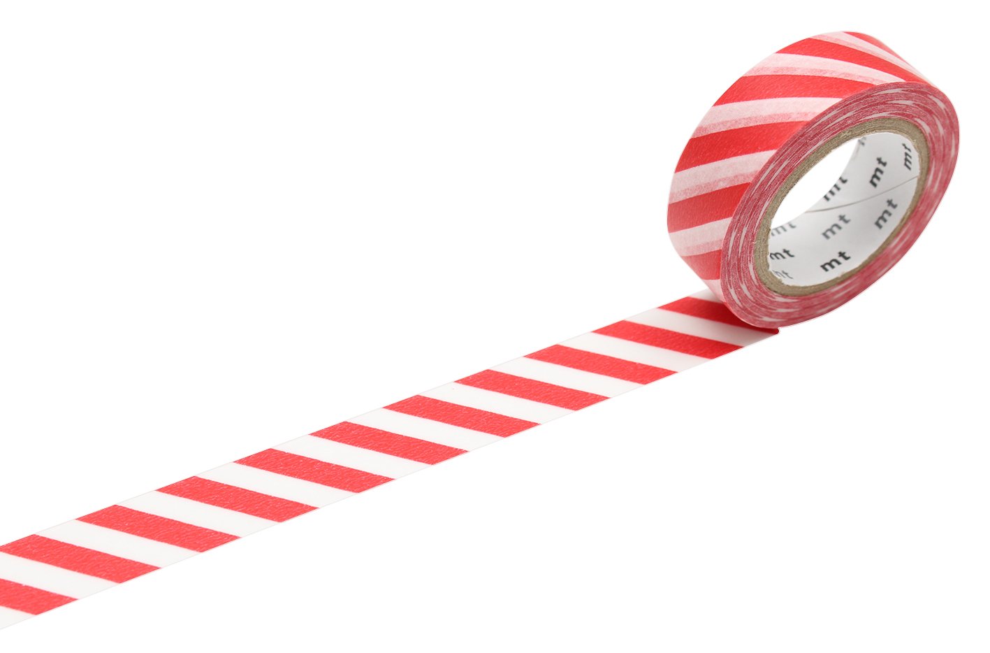 mt Masking Tape 1P "Stripe Red" Washi Masking Tape - Red