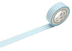 mt Masking Tape 1P "Border Ice" Washi Masking Tape - Ice Blue