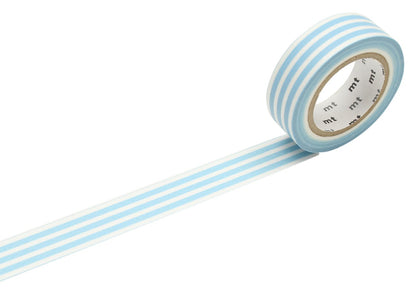 mt Masking Tape 1P "Border Ice" Washi Masking Tape - Ice Blue
