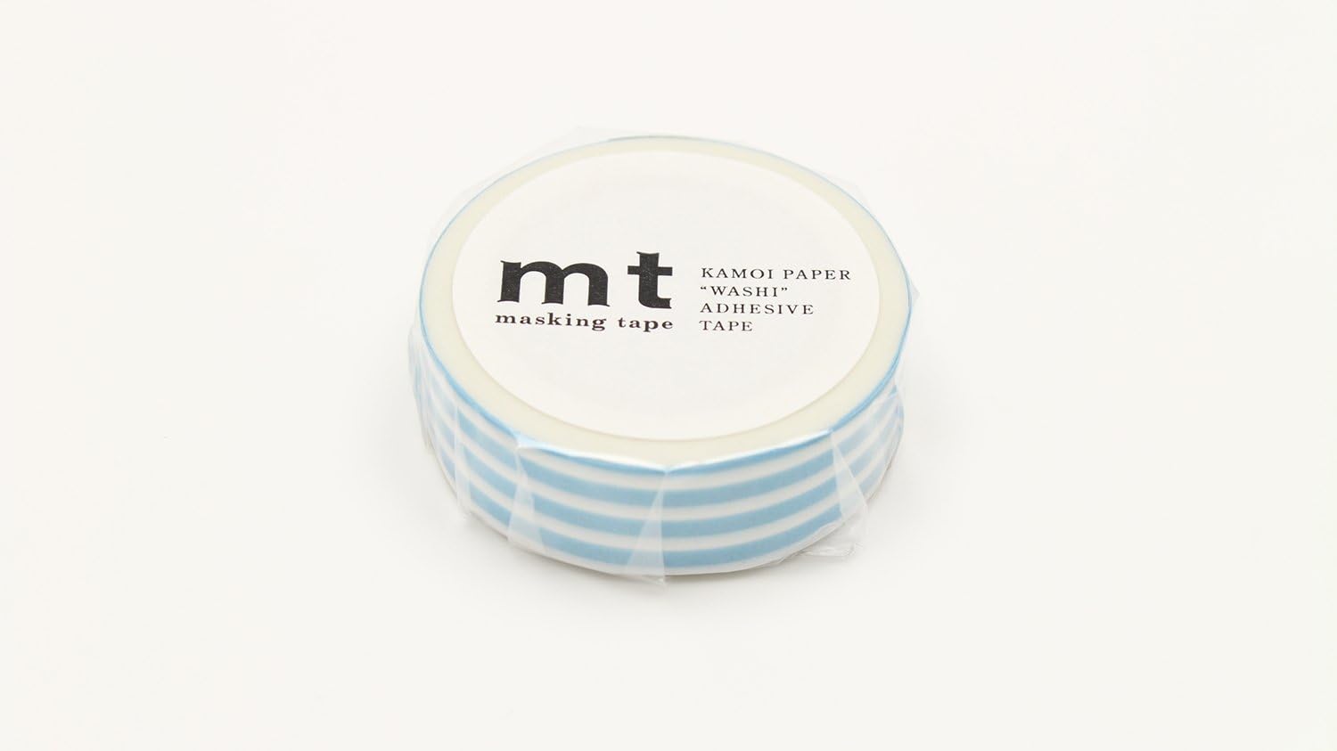 mt Masking Tape 1P "Border Ice" Washi Masking Tape - Ice Blue