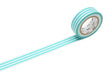 mt Masking Tape 1P "Border Soda" Washi Masking Tape - Soda Blue