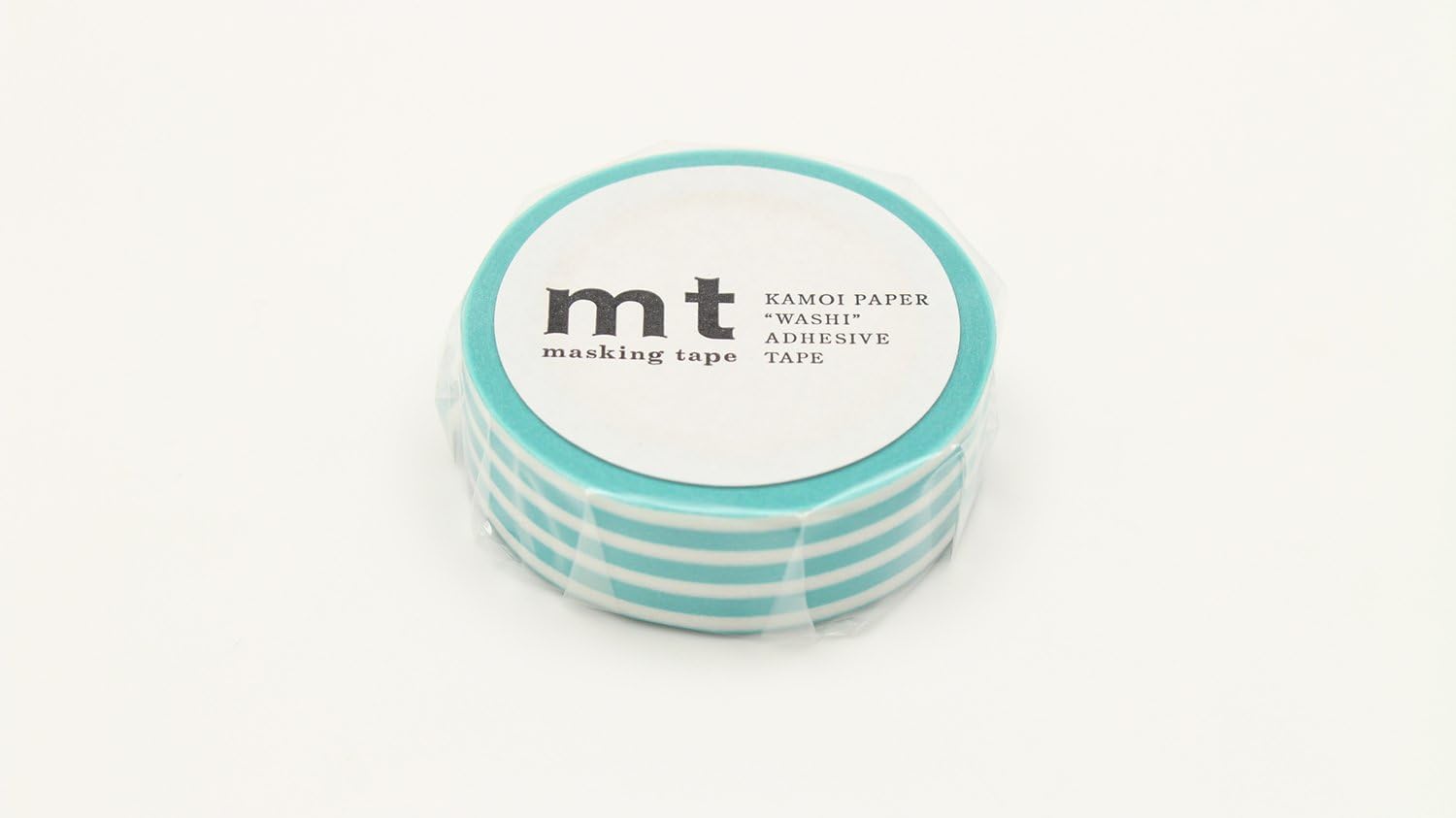 mt Masking Tape 1P "Border Soda" Washi Masking Tape - Soda Blue