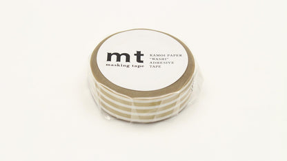 mt Masking Tape 1P "Border Gold 2" Washi Masking Tape - Gold