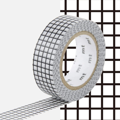 mt Masking Tape 1P"Hougan Black" Washi Masking Tape - Black,15mm x 10m