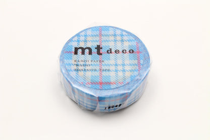 mt 1P deco - check light blue