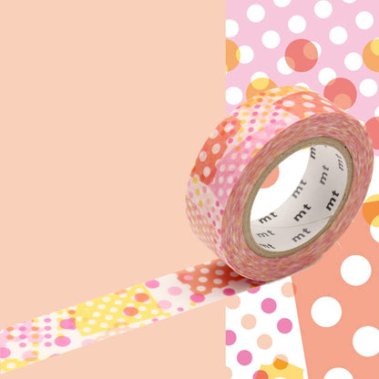 mt 1P deco - negapoji dot pink