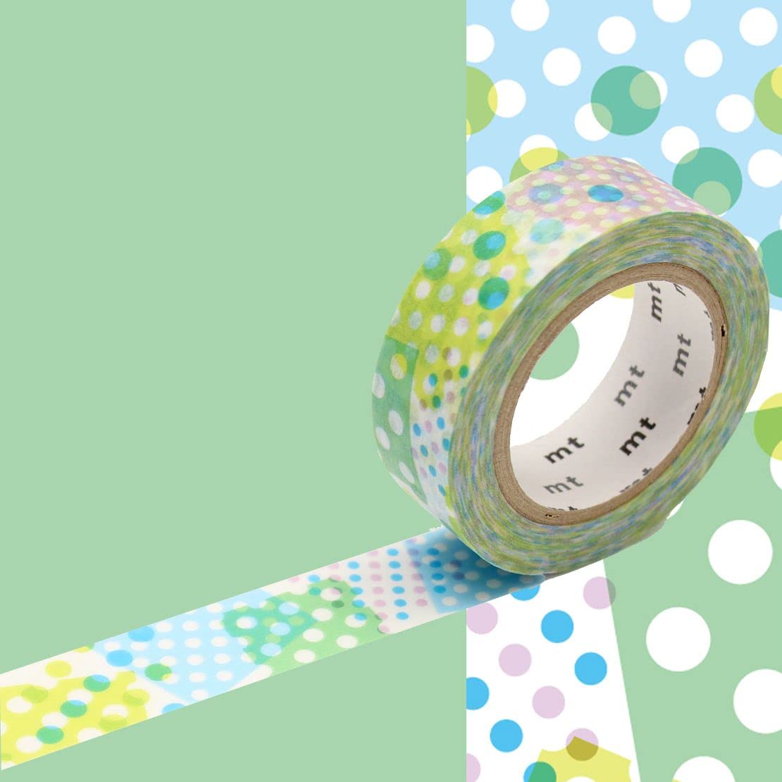 mt 1P deco - negapoji dot blue