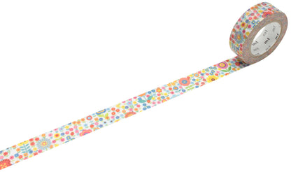 MT Ex Mini Flower Garden Design Washi Masking Tape