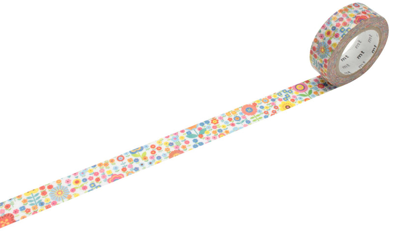 MT Ex Mini Flower Garden Design Washi Masking Tape