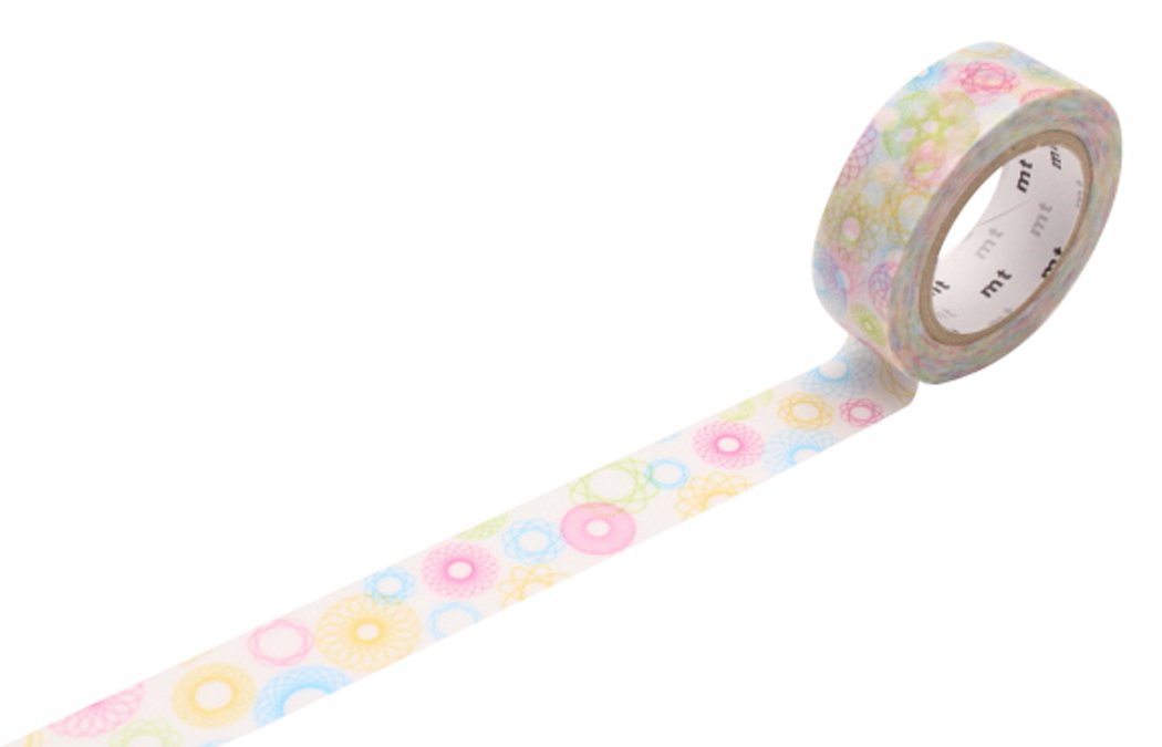 mt masking tape mt ex "Spirograph" Washi Masking Tape
