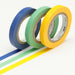 MT Masking Tape Slim 6mm x 7m Roll - Yellow, Blue, Green (Pack of 3