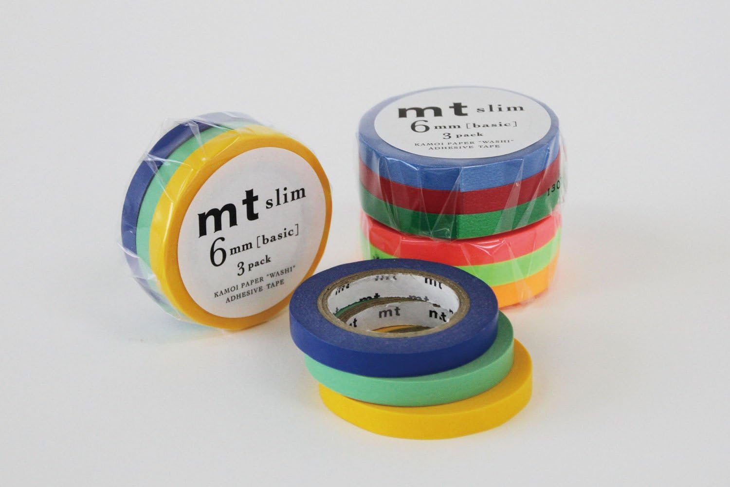mt Washi Masking Tape - Slim H (Pack of 3