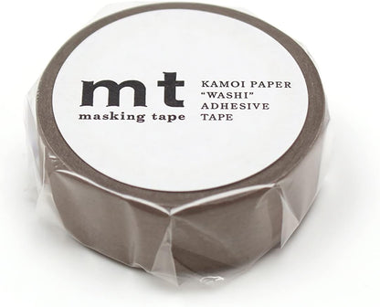 MT Washi Masking Tape - Greige - 1 Roll