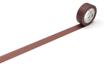 MT Washi Masking Tape - Grayish Red - 1 Roll