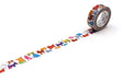 MT Products Masking Tape, Multicolour, 15mm Wide