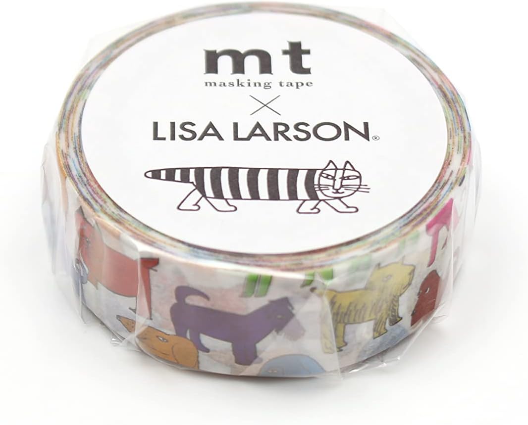 MT Products Masking Tape, Multicolour, 15mm Wide