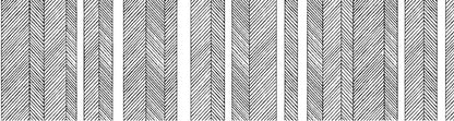 MT Tapes Stripe Script Border Monochrome Washi Masking Tape 100mm - 1 Roll