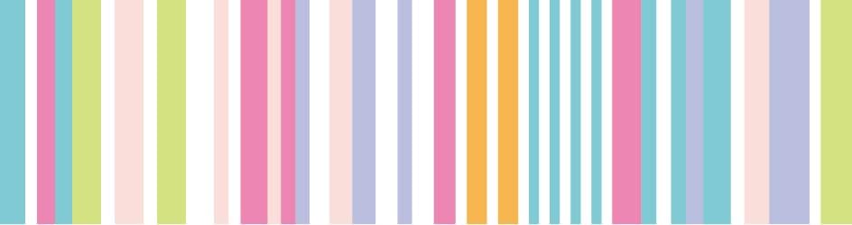 MT Tapes Stripe Multi Border Pastel Washi Masking Tape 100mm - 1 Roll