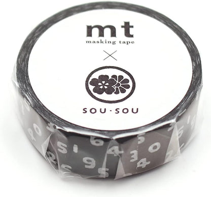 MT Products Masking Tape, Black, One Size
