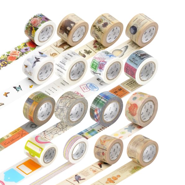 mt EX Series Washi Paper Masking Tape : 1.2 in. x 23 ft. (Leather Tag