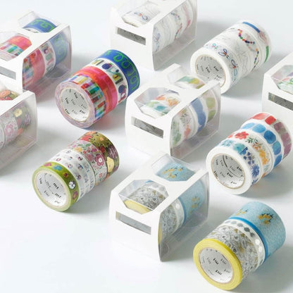 Kamoi Processing Paper Mt Masking Tape 100th Birthday Bluebellgrey Set (MTBLUEST1