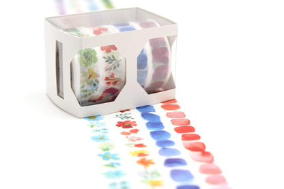 Kamoi Processing Paper Mt Masking Tape 100th Birthday Bluebellgrey Set (MTBLUEST1