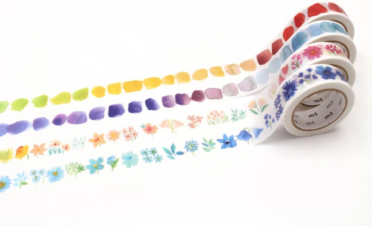 Kamoi Processing Paper Mt Masking Tape 100th Birthday Bluebellgrey Set (MTBLUEST1