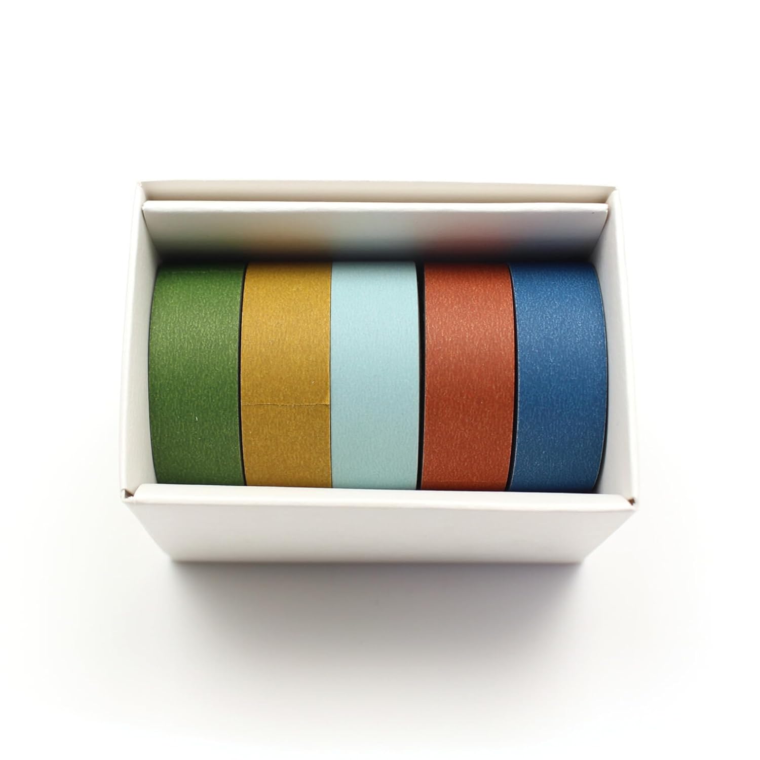 MT Washi Tape Gift Box : 0.3 in. x 23 ft. (Monotone 3) / 5-Pack