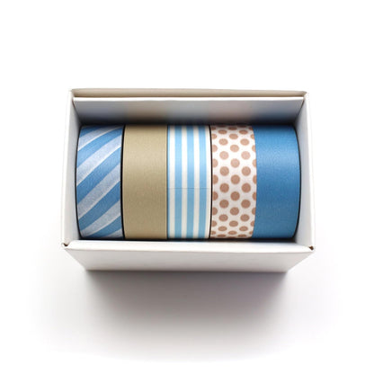 MT Washi Tape Gift Box : 0.3 in. x 23 ft. (Monotone 3) / 5-Pack