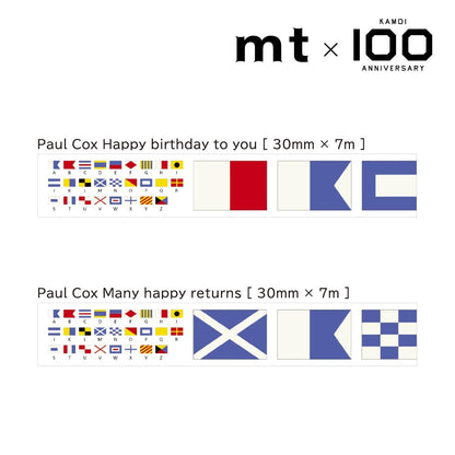 Kamoi Processing Paper mt Masking Tape 100th Anniversary Paul Cox Set (MTPAULST1