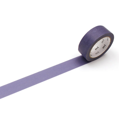MT Solids Washi Masking Tape : 3/5" x 23' (Dark Violet