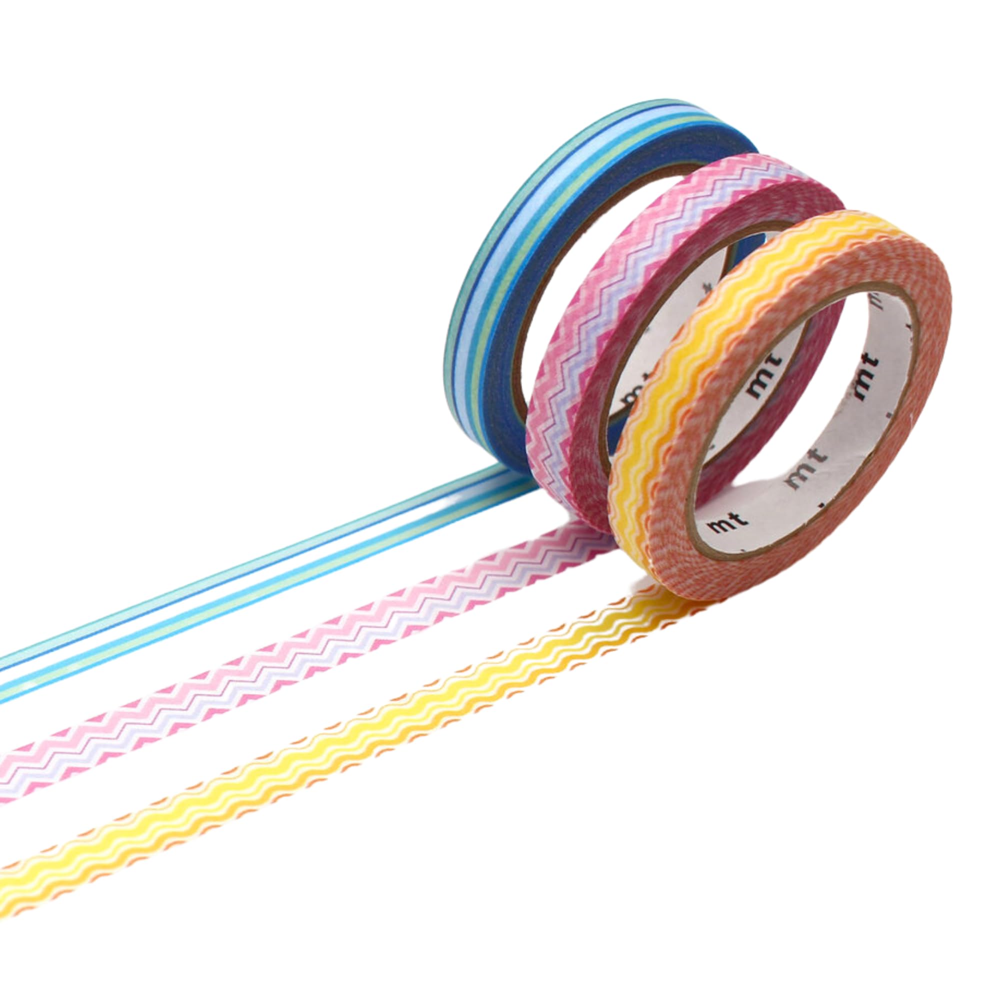 MT Slim Washi Paper Masking Tape : 0.24 in. x 23 ft. (Deco Line) / 3-Pack