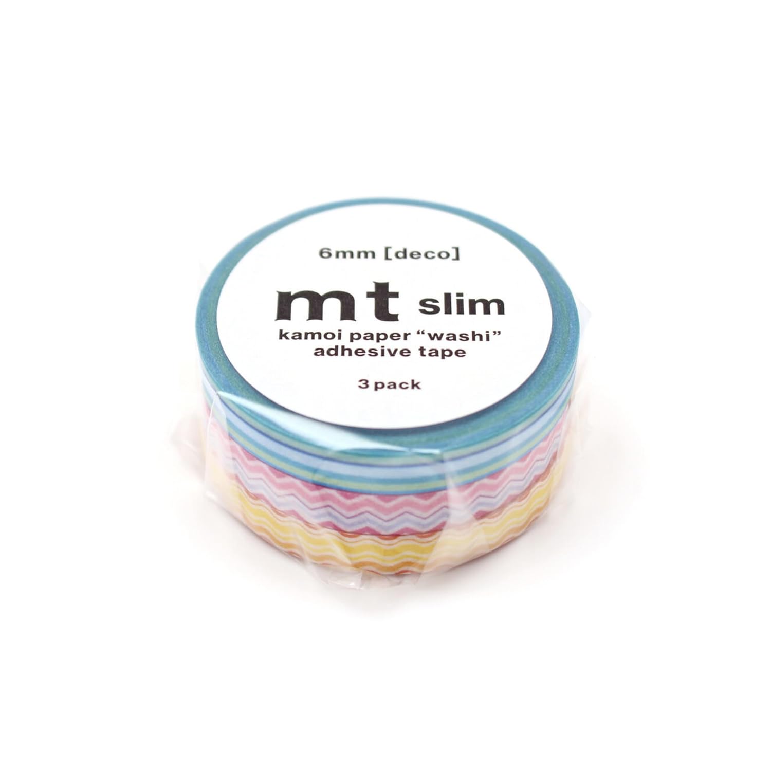 MT Slim Washi Paper Masking Tape : 0.24 in. x 23 ft. (Deco Geometric) / 3-Pack
