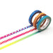MT Slim Washi Paper Masking Tape : 0.24 in. x 23 ft. (Decor Moire) / 3-Pack