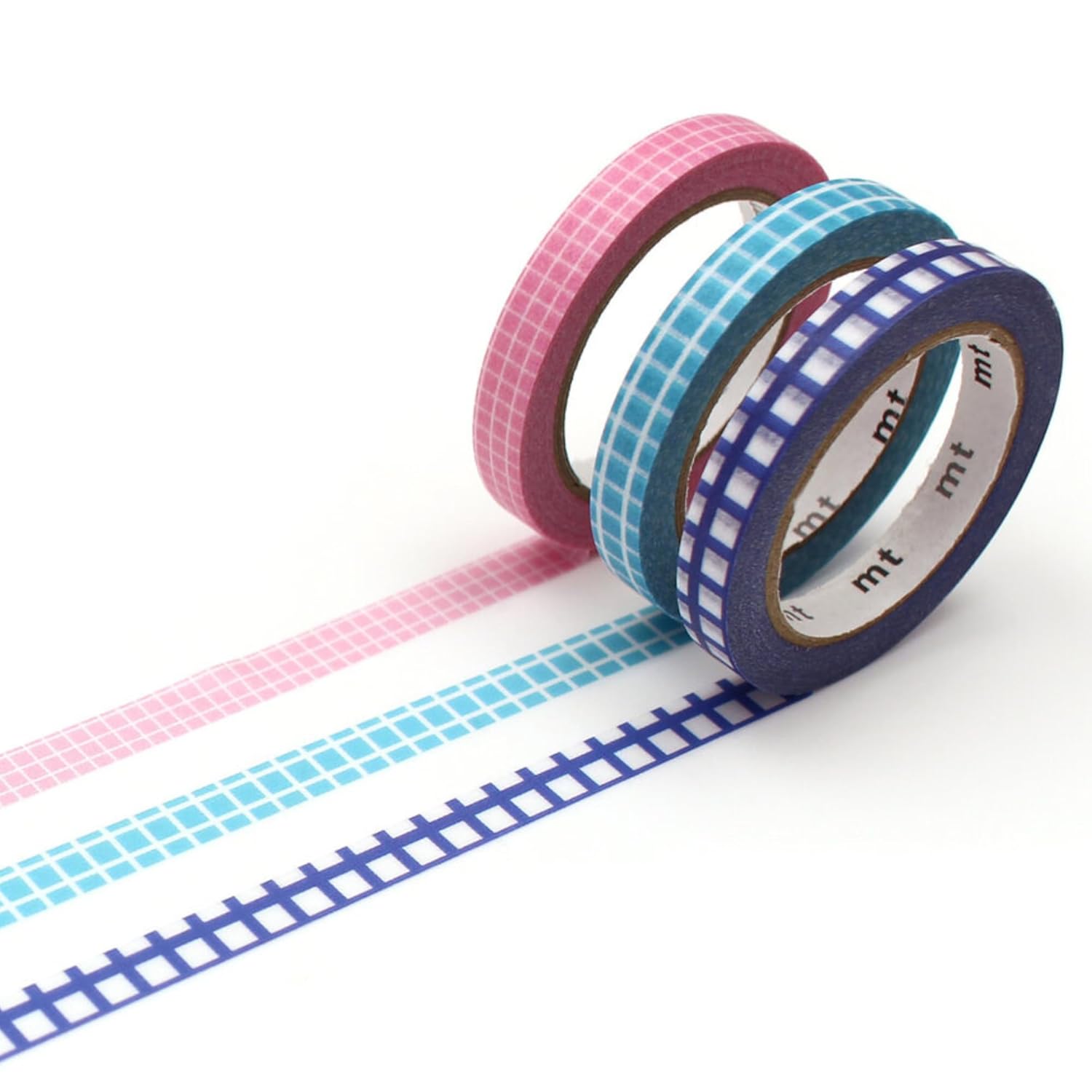 MT Slim Washi Paper Masking Tape : 0.24 in. x 23 ft. (Cross Flower) / 3-Pack