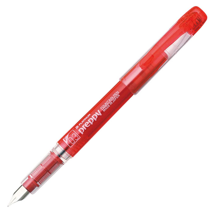 Platinum Preppy Fountain Pen 03 Fine Red
