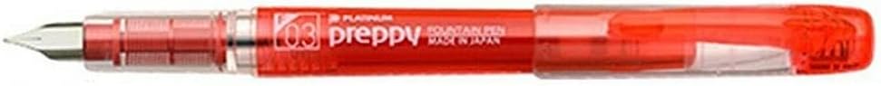 Platinum Preppy Fountain Pen 03 Fine Red