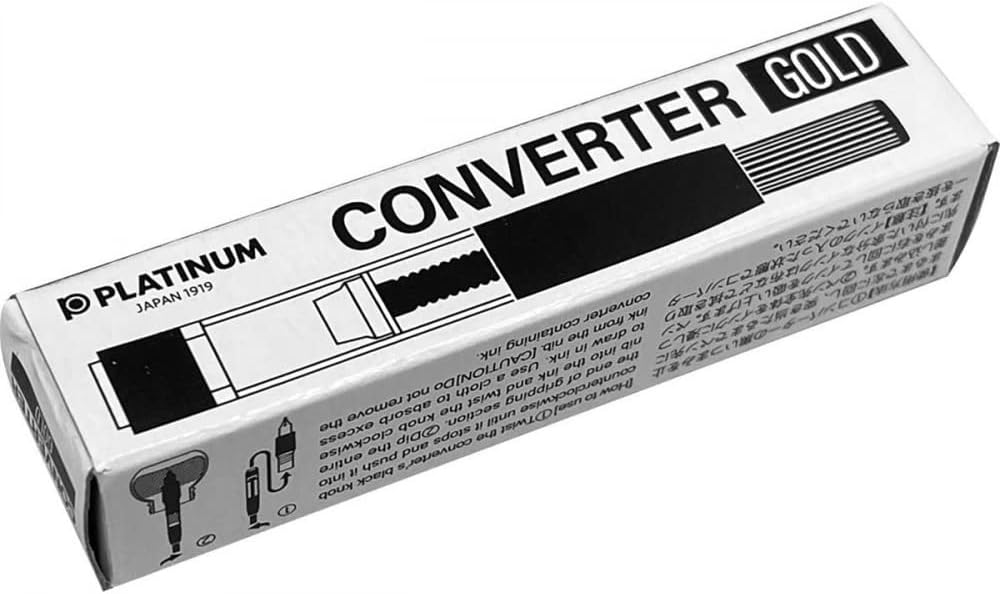 プラチナ万年筆 Platinum Fountain Pen Converter Gold 800A#0