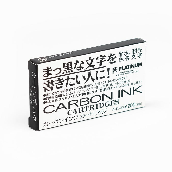 PLATINUM Cartuchos de tinta Carbon - Negro