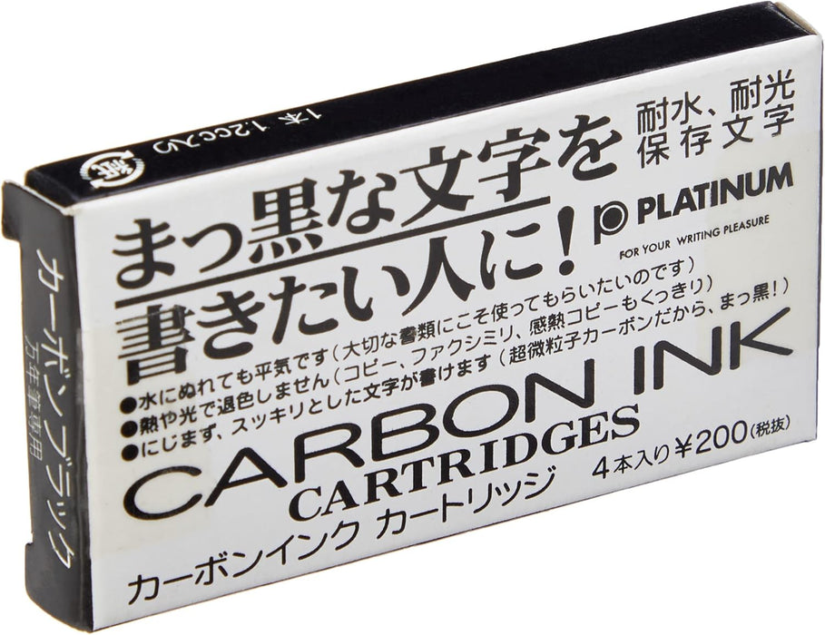 PLATINUM Cartuchos de tinta Carbon - Negro