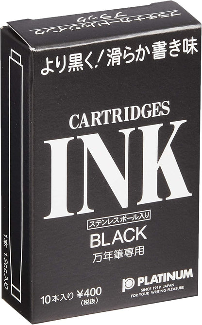 Platinum Ink Cartridges - Black (Pack of 10