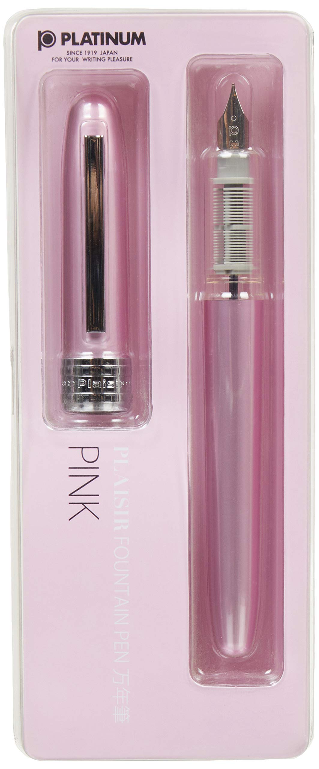 Platinum Plaisir Pink Nib F - Fountain Pen