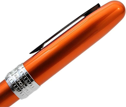 PLATINUM Plaisir PGB-1000#25 Fountain Pen/Nib Thicknesses: Fine/Colour: Nova Orange/Handmade/Plastic Packaging/Fountain Pen