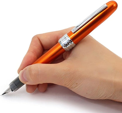 PLATINUM Plaisir PGB-1000#25 Fountain Pen/Nib Thicknesses: Fine/Colour: Nova Orange/Handmade/Plastic Packaging/Fountain Pen