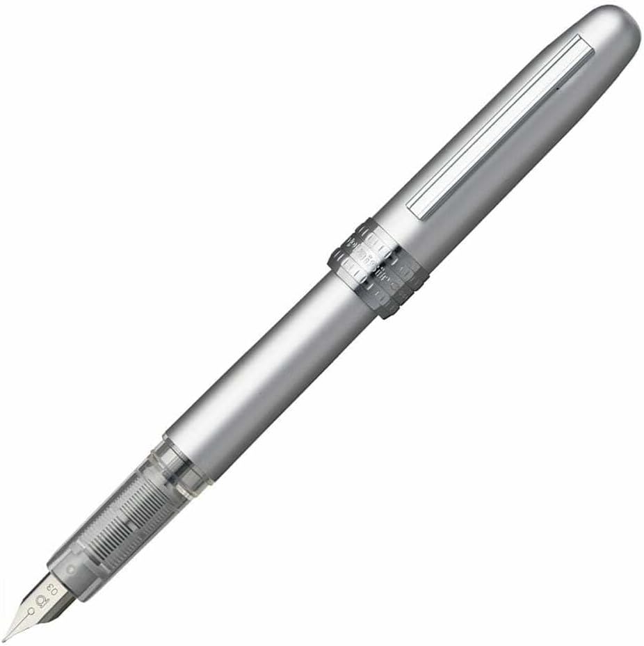 Platinum Plaisir Ice White Fountain Pen (Fine