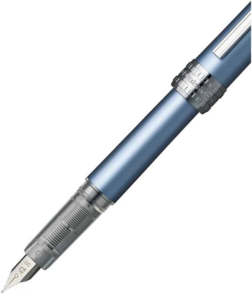 Platinum Plaisir Frosty Blue Fountain Pen (Fine